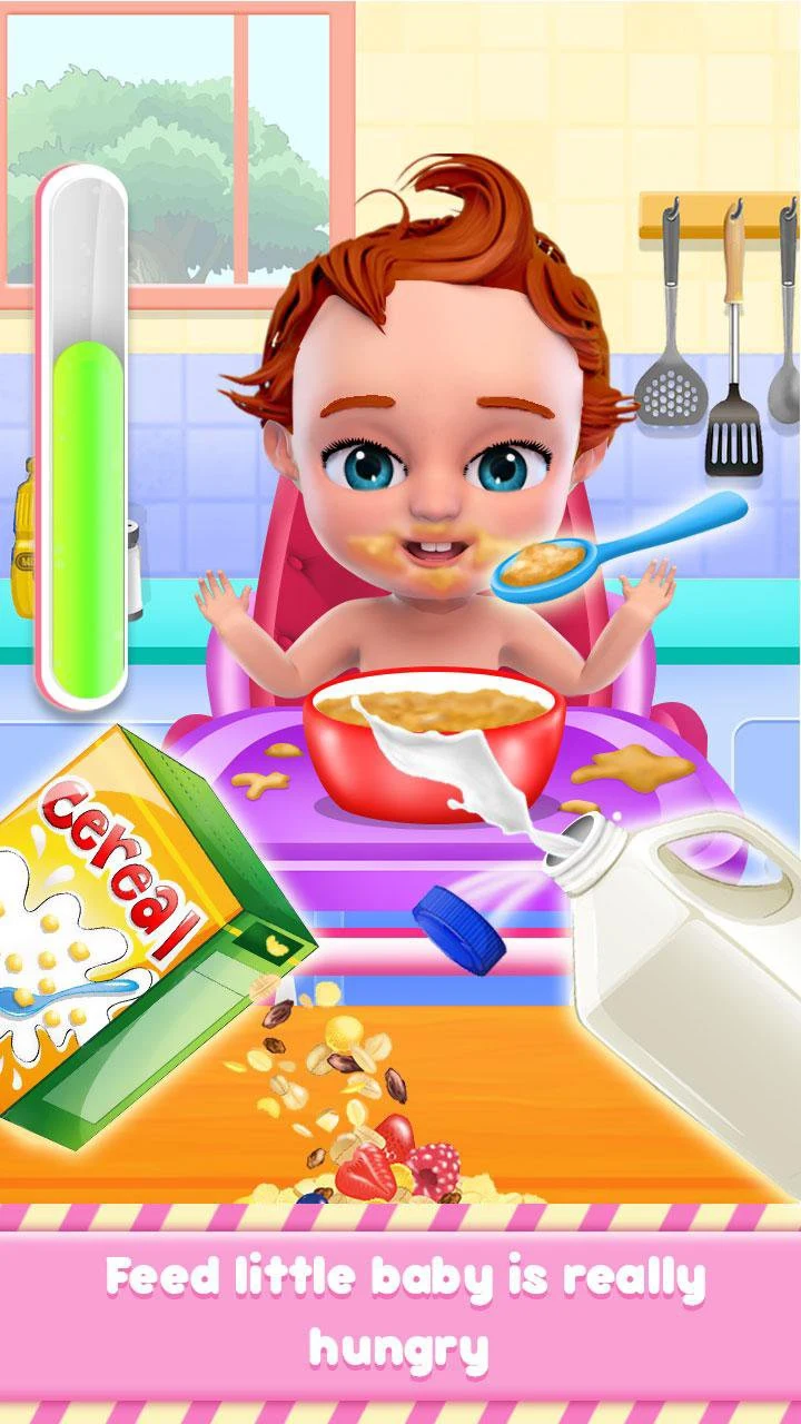 Sweet Newborn Baby Girl: Daycare & Babysitting Fun screenshot