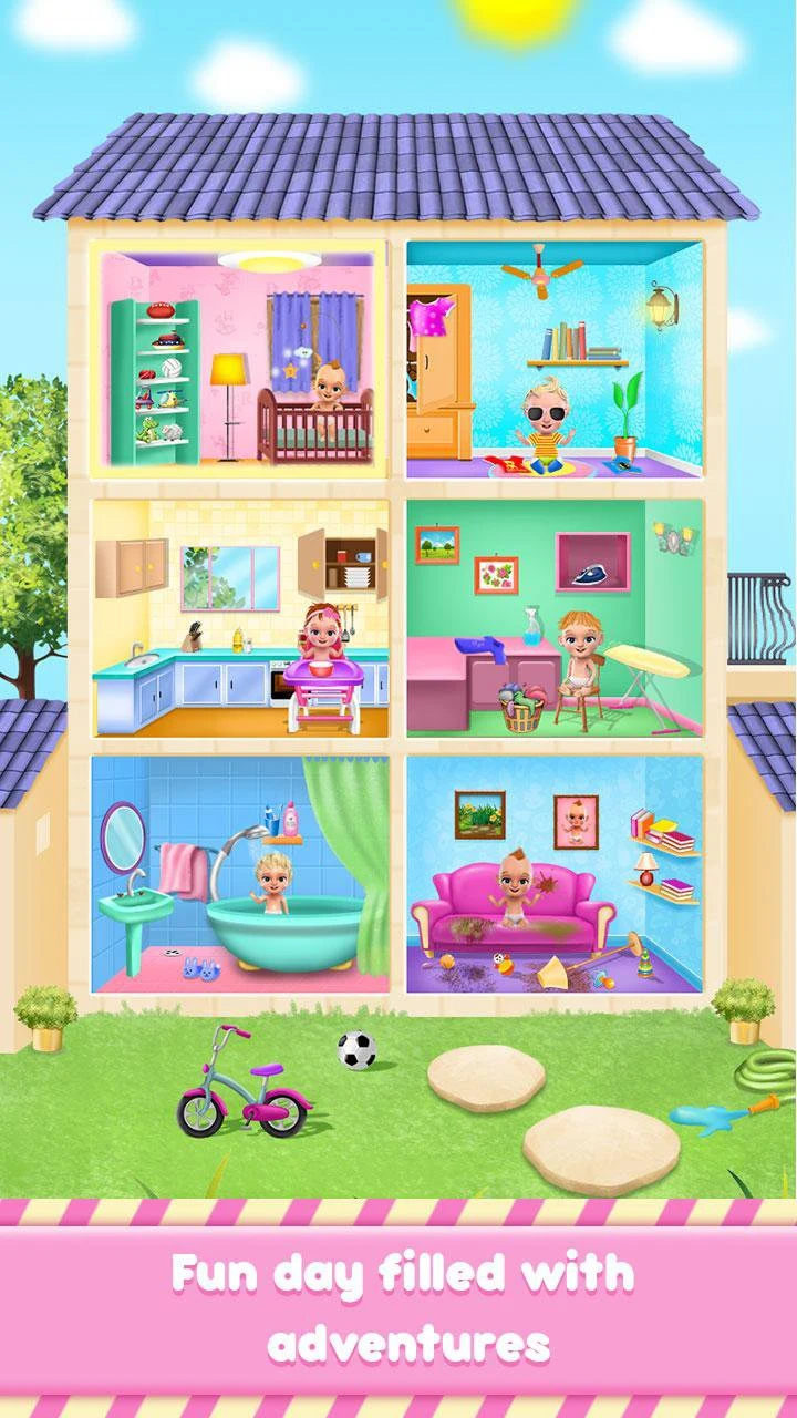 Sweet Newborn Baby Girl: Daycare & Babysitting Fun screenshot