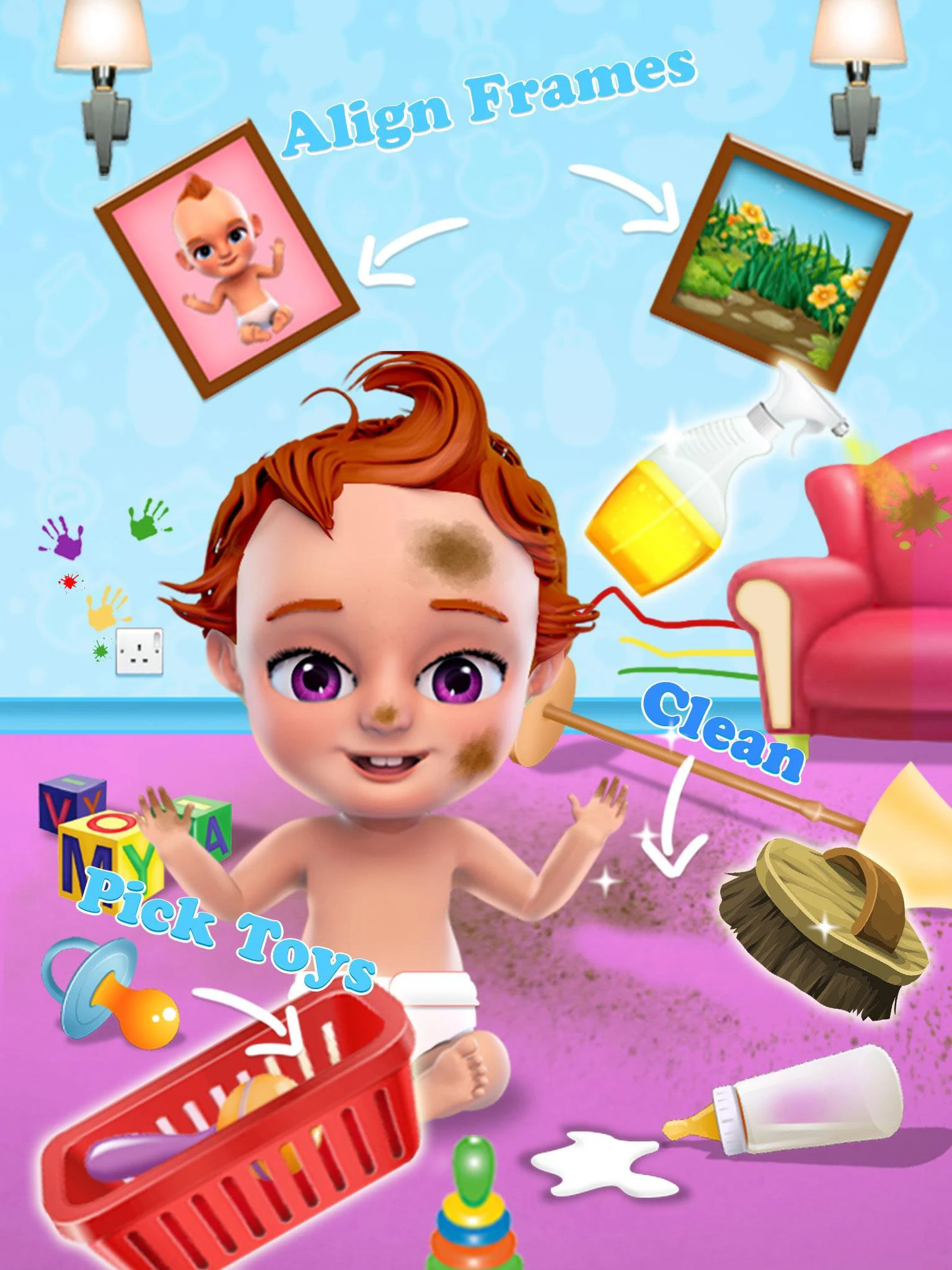 Sweet Newborn Baby Girl: Daycare & Babysitting Fun screenshot